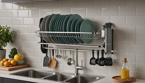 Collection égouttoir vaisselle mural : design pratique et moderne